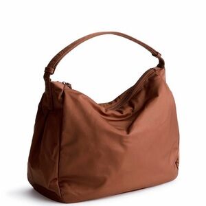 Vera Bradley Soft Cinnamon Brown Shoulder Hudson Hobo Bag NWT